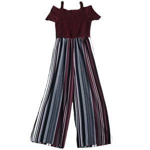 No Boundaries Jumpsuit Cold Shoulder